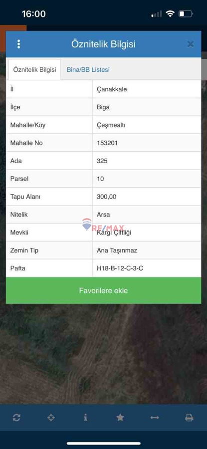 ÇANAKKALE BIGA'DA VILLA IMARLI SATILIK ARSA 