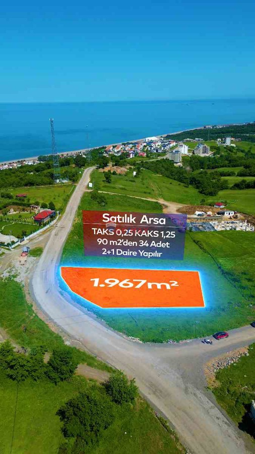 REMAX YUNUS TEKİN'DEN İNCESU'DA DENİZ MANZARALI KAT KARŞILIĞI ARSA