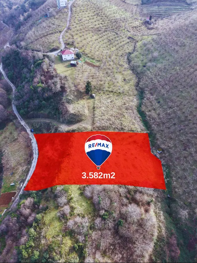 TRABZON ORTAHİSAR BULAK SATILIK DENİZ MANZARALI VİLLALIK ARSA
