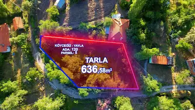 KÖYCEĞİZ YAYLA(AĞLA) MAH.’DE MÜSTAKİL PARSEL TARLA