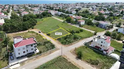 ATAKUM SAHİL BÖLGESİNDE 3 KATA İMARLI SATILIK ARSA