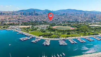 MALTEPE İDEALTEPE'DE LEBİDERYA DENİZ MANZARALI ULTRA LÜKS 4+2 ÇATI DUBLEKS