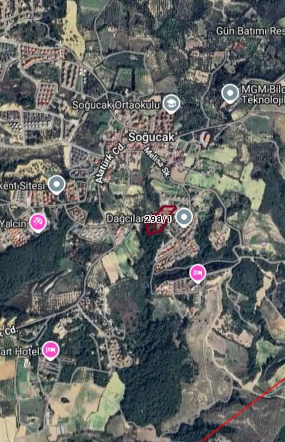 KUŞADASI SOĞUCAKTA SATILIK 190 M2 ARSA