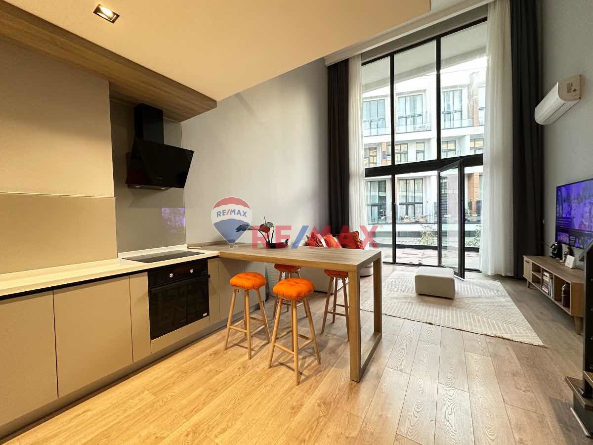 İN MARİ DENİZ MANZARALI ULTRA LÜKS FUL EŞYALI  1+1 LOFT DAİRE