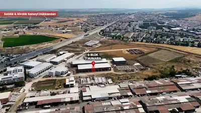 BİGA SANAYİ BÖLGESİ G BLOK 7 NO’LU KİRALIK İŞ YERİ