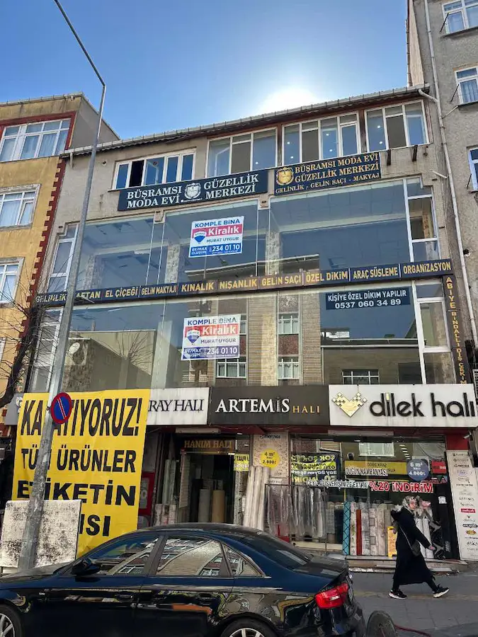 ESENLER ATIŞALANI CADDEDE 11 MT CEPHELİ 4 KATLI KİRALIK MAĞAZA