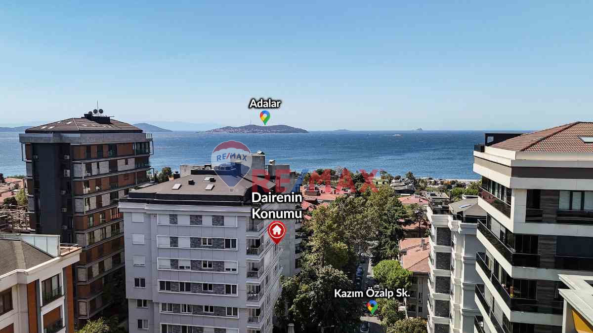 KAZIM ÖZALP SOKAK'TA BALKONLU DENİZ MANZARALI (3+1)