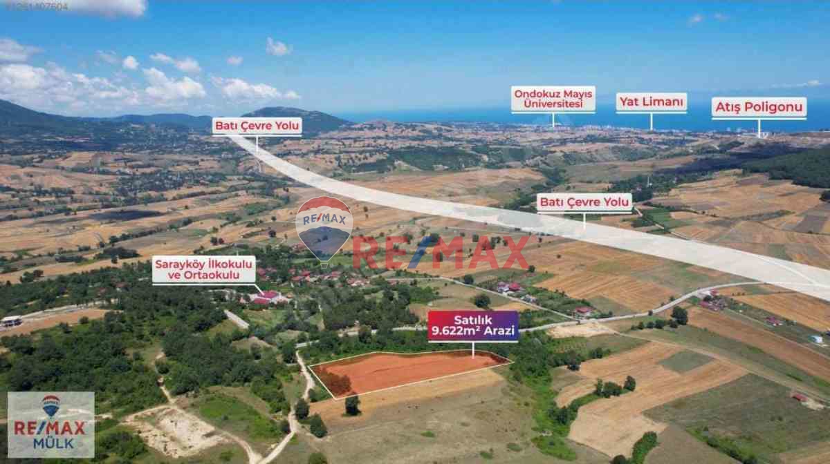 ATAKUM SARAYKÖY'DE SATILIK 9622 M² TARLA