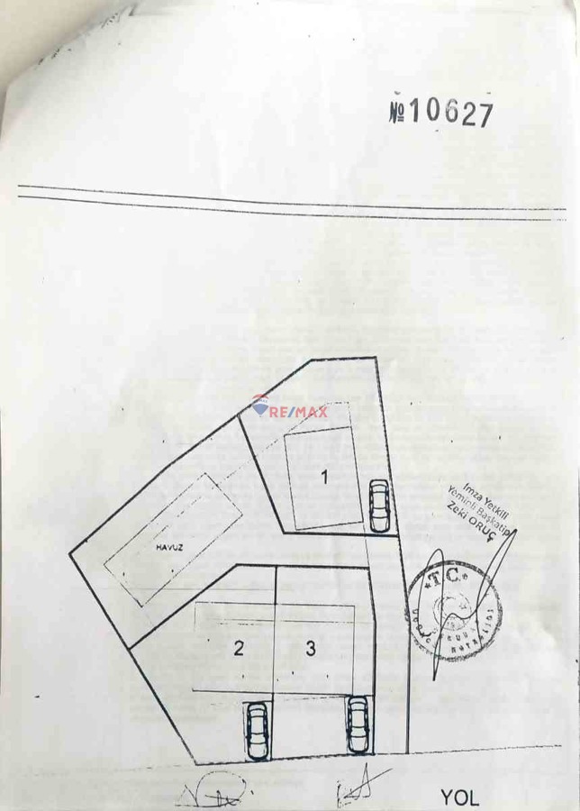 ERDAL TURAN'DAN KURFALLI KÖYİÇİ 3 VİLLALIK ARSA (2X170 +115=455)