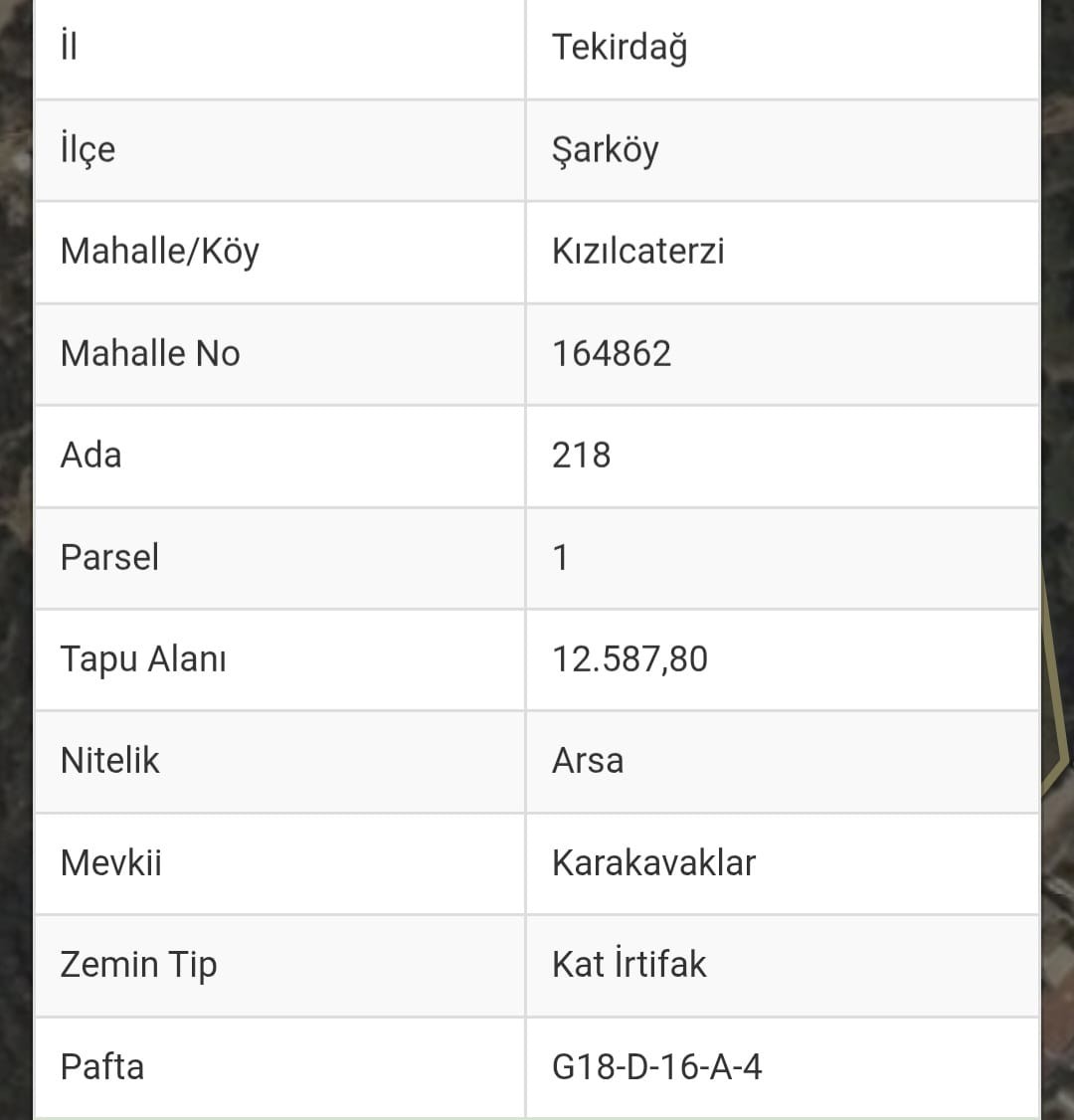 TEKIRDAĞ ŞARKÖY KIZILCATERZİ'DE  IMARLI ARSA..