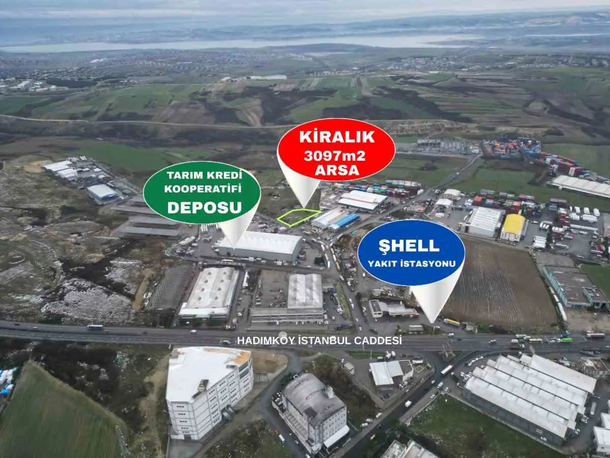 ARNAVUTKÖY ÖMERLI MAHALLESINDE ANA CADDEYE YAKIN KİRALIK ARSA