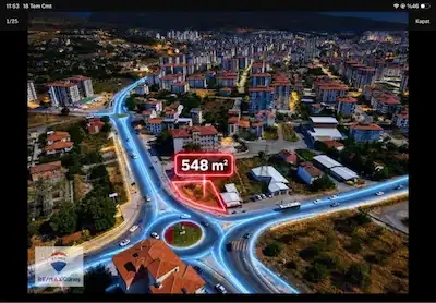 GÖZTEPE’DE 548 METREKARE 1.20 EMSAL KONUT İMARLI KÖŞE PARSEL