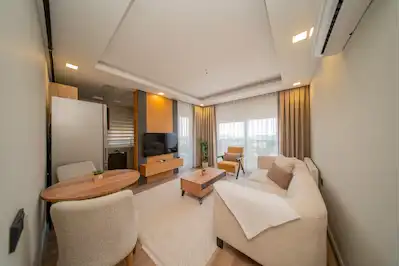 LİMAN'DA DENİZ MANZARALI, FULL EŞYALI ÖZEL 1+1 LÜKS DAİRE