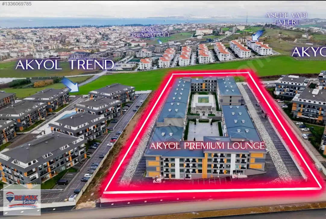 REMAX ŞEHİR AKYOL PREMIUM LOUNGE SATILIK KİRACILI 1+1 DAİRE