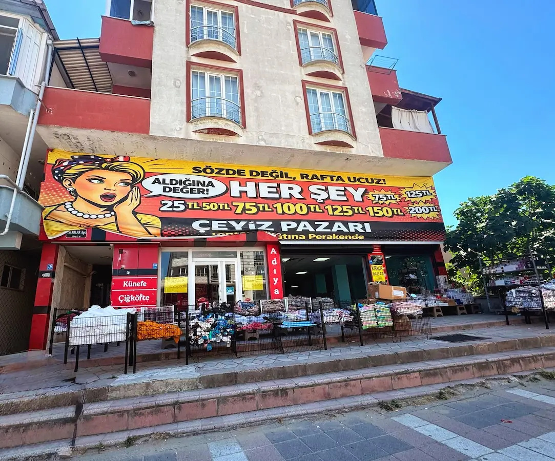 ÇERKEZKÖY KIZILPINAR İSTİKLAL CADDESİNDE 1050 M² KİRALIK DÜKKAN