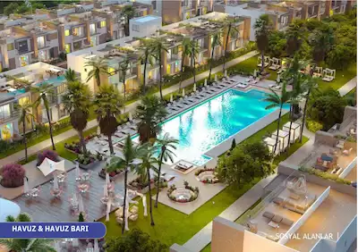 DOLCE VITA RESORT LONG BEACH | 1+1 | TATİL GİBİ YATIRIM