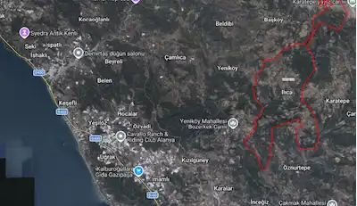 GAZİPAŞA ILICA MAHALLESİNDE SATILIK TARLA
