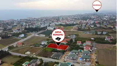 KAMİLOBADA 1302 M2 DENİZ MANZARALI VİLLA ARSASI