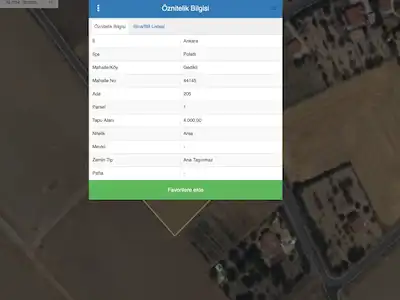 ANKARA ESKİŞEHİR YOLU’NA YAKIN | 4.000 M² VİLLA İMARLI ARSA
