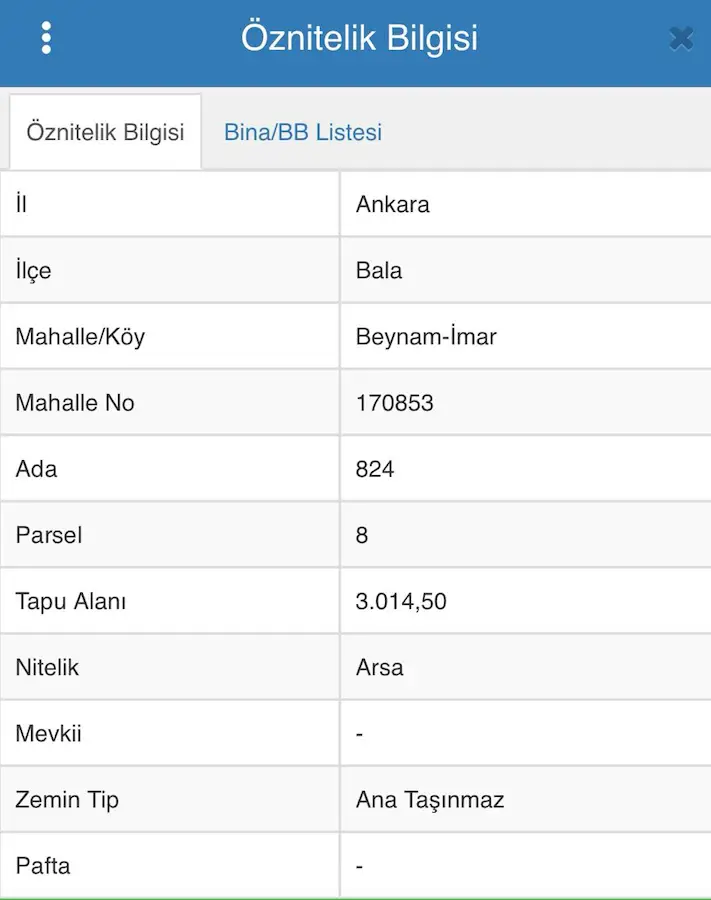 BEYNAM 600 M² VİLLA ARSASI