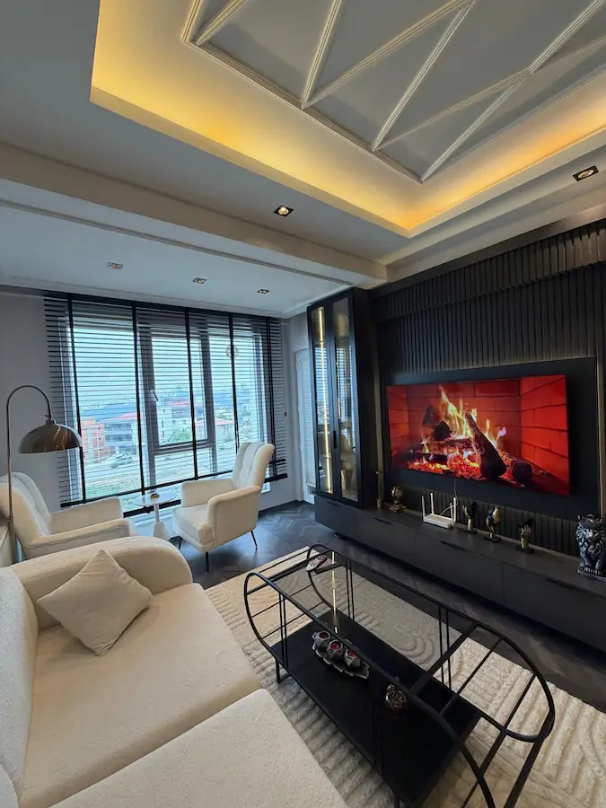 ATAKUM GÜLPARK 3 SITESI DENIZ MANZARALI TASARIM FULL EŞYALI SATILIK 1 + 1 DAIRE