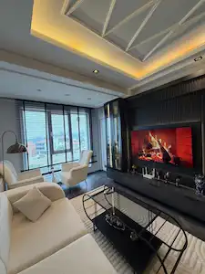 ATAKUM GÜLPARK 3 SITESI DENIZ MANZARALI TASARIM FULL EŞYALI SATILIK 1 + 1 DAIRE