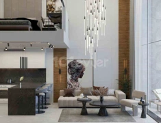 GİRNE ESENTEPE'DE DENİZ MANZARALI YATIRIM FIRSATI SUNAN 1+1 FULL EŞYALI PENTHOUSE DAİRE