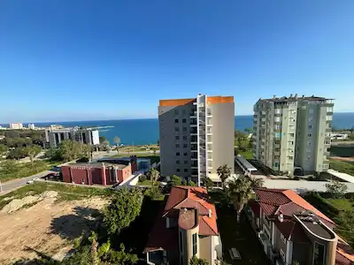 LARA GÜZELOBADA BEK SİTESİ'NDE DENİZ MANZARALI SATILIK 3+1 DAİRE
