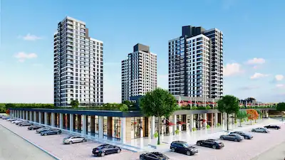 OVACIĞIN EN GÜZEL YERINDE NATURA PROJESINDE 120M2 KİRALIK DÜKKAN