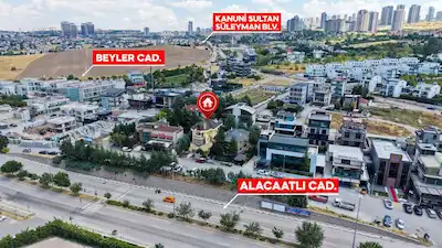 ALACAATLI CADDESI’NE CEPHE SATILIK 500 M2 KOMPLE BİNA