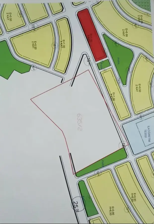 ESKİŞEHİR YOLUNA YAKIN 5.000'LİK PLAN İÇERİSİNDE KÖK TAPU TARLA