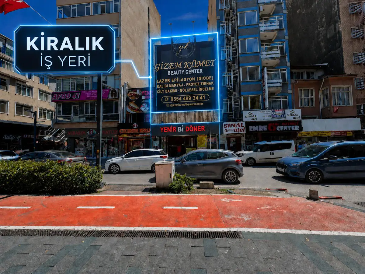 İZMIT MERKEZ CUMHURIYET CADDESINDE KIRALIK 3 KATLI İŞ YERI