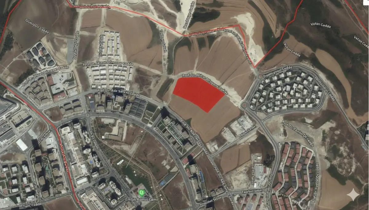BAHÇEŞEHIR 2. KISIM’DA SATILIK ARSANIN 8.944 M²’LIK HISSESI, KAT KARŞILIĞI SÖZLEŞMESİ YAPILMIŞ