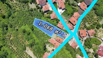 GÖKÇELER DE 1.068 M² KONUT İMARLI SATILIK ARSA