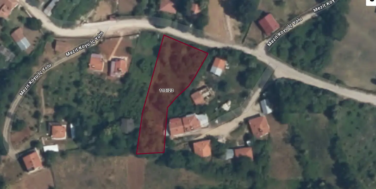 BURSA İNEGÖL MEZİT’TE KONUT İMARLI ARSA TAPULU FIRSAT | ADA 115 PARSEL 23