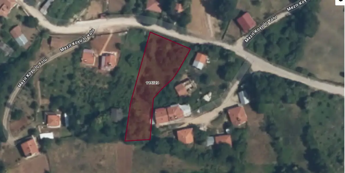 BURSA İNEGÖL MEZİT’TE KONUT İMARLI ARSA TAPULU FIRSAT | ADA 115 PARSEL 23