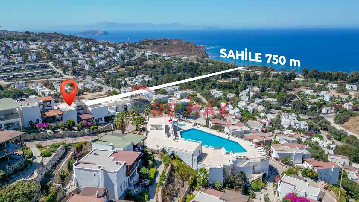 GÜMÜŞLÜK SITE IÇINDE DENIZ MANZARALI MÜSTAKIL EV