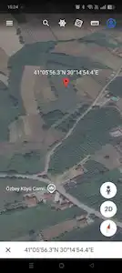 KENAN TÜRKMEN'DEN SATILIK KANDIRA,BOYBEY KÖYÜNDE 8386M2 YOLU OLAN ARAZI