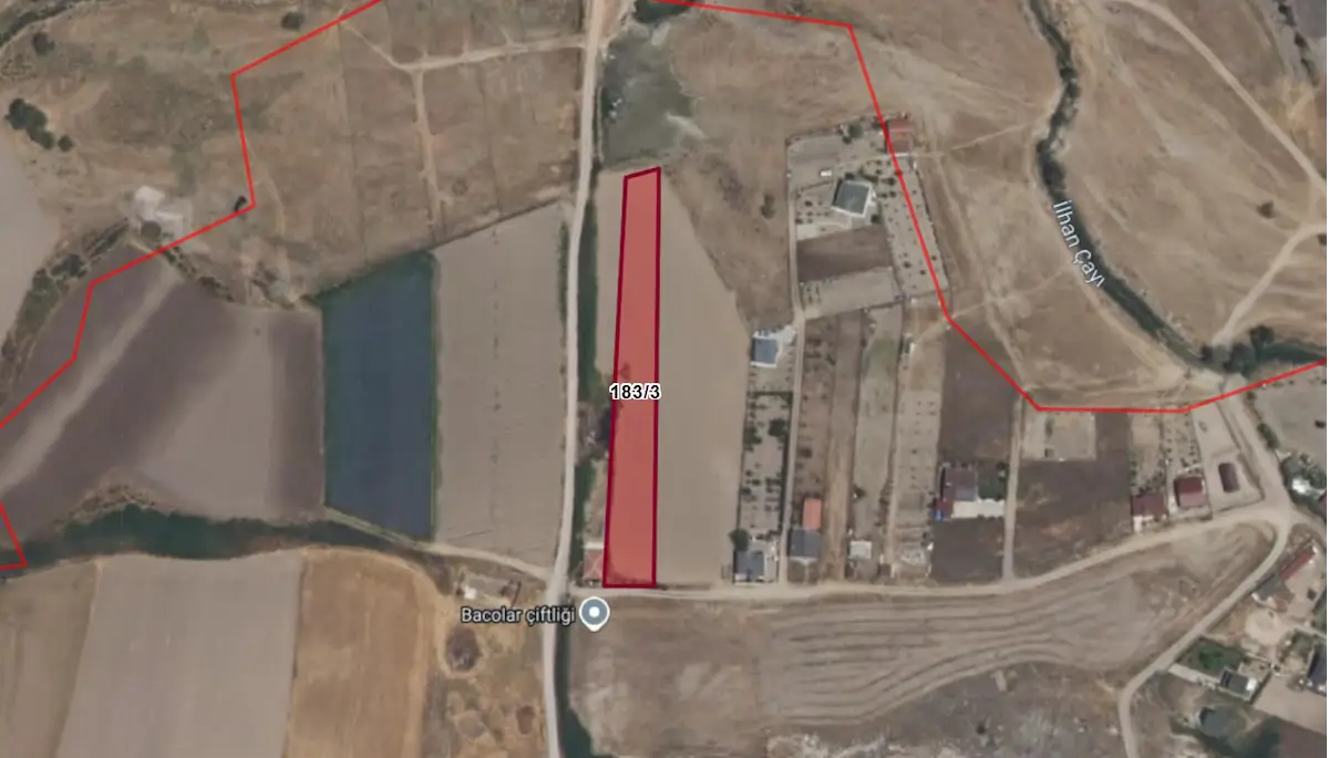 ANKARA GÜDÜL GÜNEYCE TERMAL BÖLGEDE SATILIK ARSA