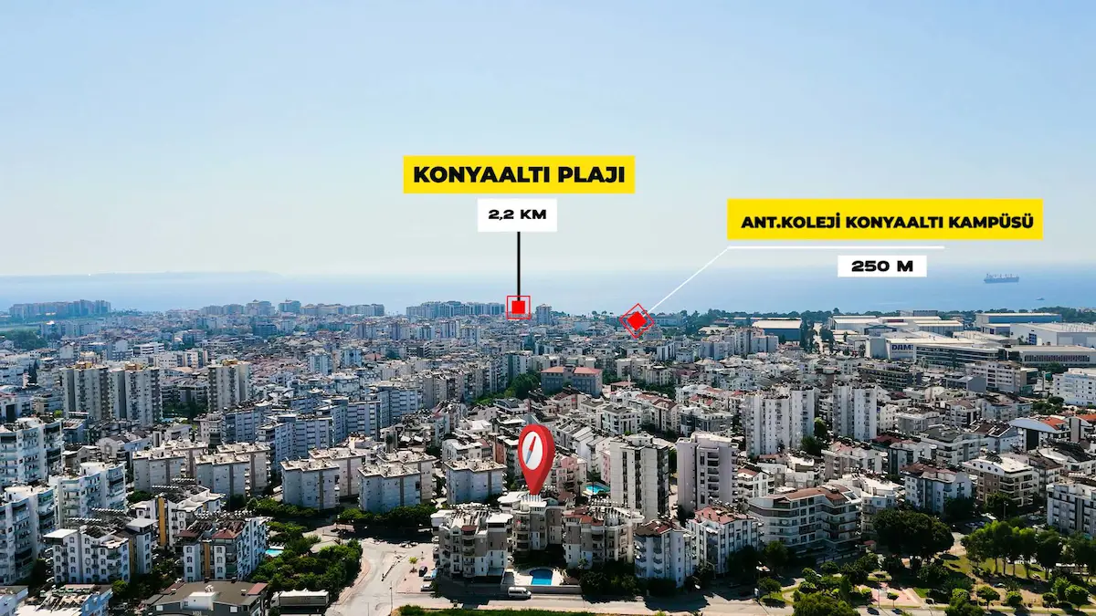 LİMAN'DA DENİZE YAKIN HAVUZLU SİTEDE 3+2 SATILIK DAİRE