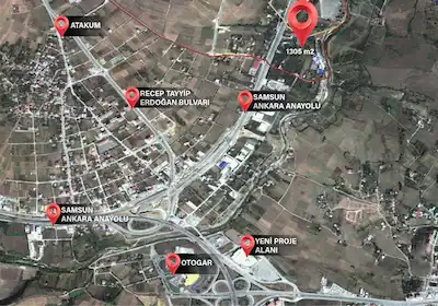 SAMSUN- ANKARA YOLUNA 90 METRE | 1305 M2 SATILIK BAHÇE