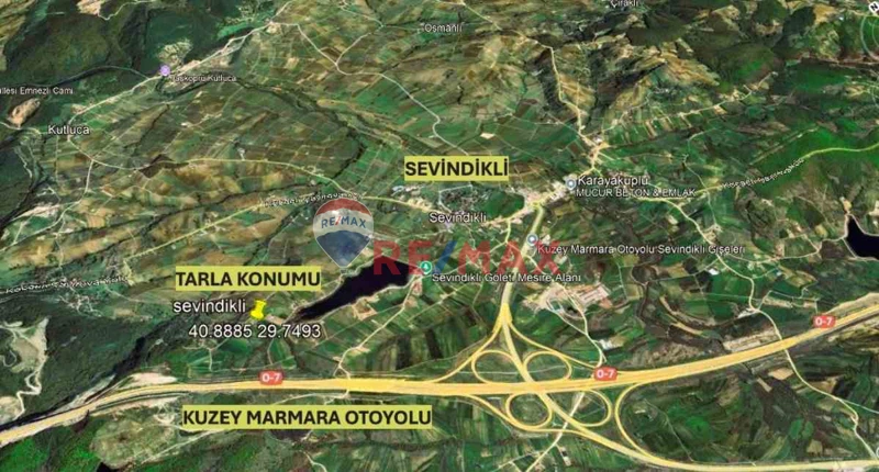 KÖRFEZ SEVİNDİK’TE GÖL YAKIN GİŞELERE 500 METRE SATILIK TARLA