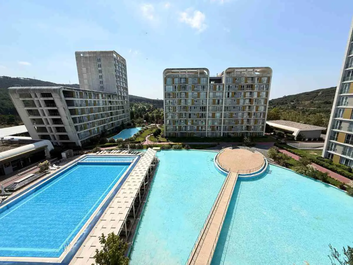 SANCAKTEPE TEKNİK YAPI EVORA PARK 3+1 HAVUZ MANZARA GÜNEY CEPHE 2