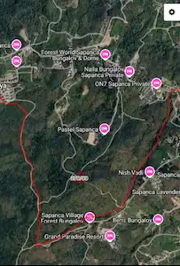 SAPANCA NAİLİYE'DE VİLLA İMARLI GÖL MANZARALI SATILIK ARSA