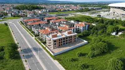 YENI STADYUM KARŞISINDA SATILIK 3+1 DAIRELER