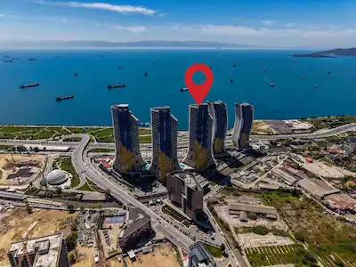 İSTMARİNA 'NIN TEK EMSALSİZ SATILIK 5+1 DAİRESİ / GENİŞ MUTFAKLI