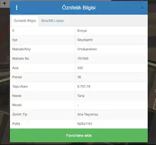 KONYA SEYDİŞEHİR ORTAKARAÖREN'DE SATILIK TARLA