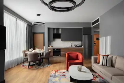 SHERATON RESİDENCE SATILIK TAM EŞYALI E TİP 2+1 | FURNISHED LUXURY APARTMENT FOR SALE