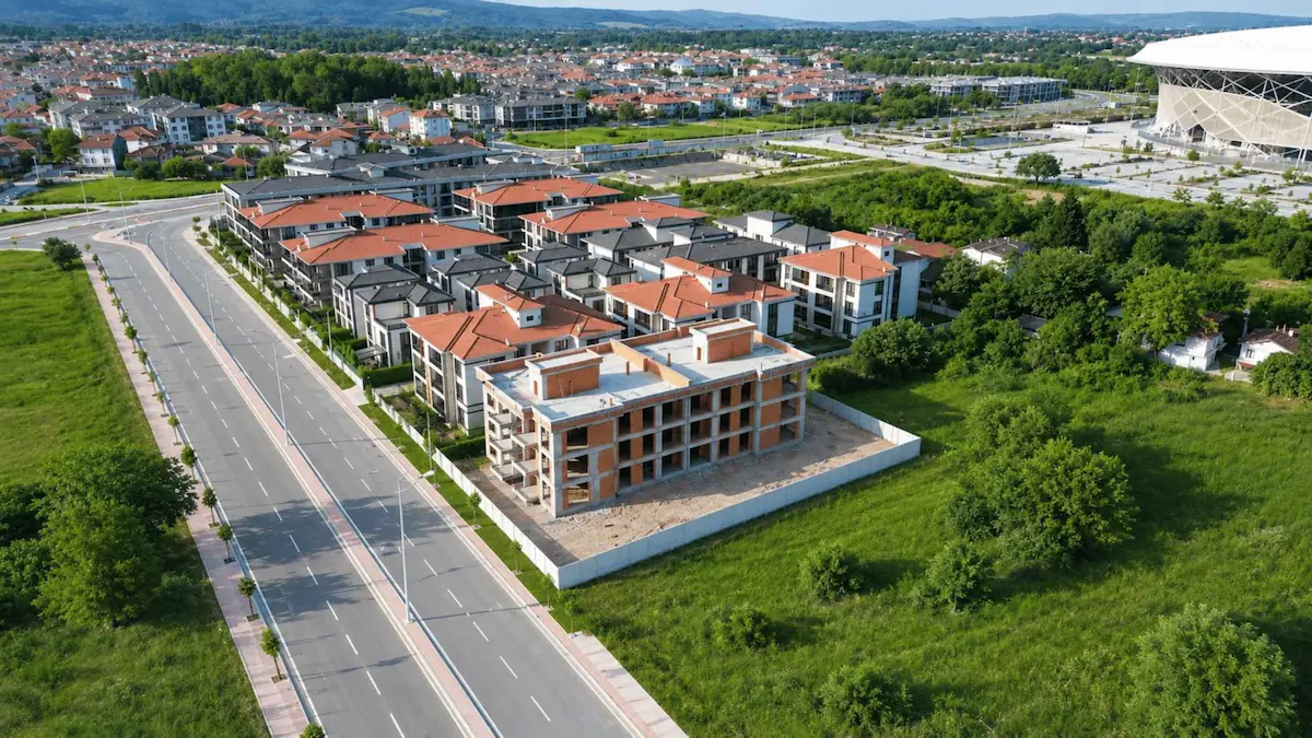 YENI STADYUM KARŞISINDA SATILIK 3+1 DAIRELER