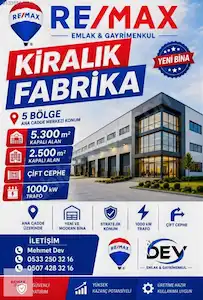 AYDINLAR 5.000M² KİRALIK FABRİKA